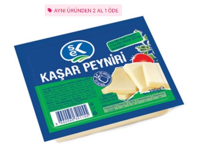 Migros Bir Alana Bir Bedava Kaşar Peyniri